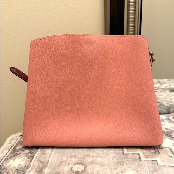 COACH Pink Willow Shoulder Bag CZ874 - Picture 3 of 11